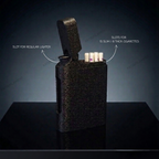 Cigarette Case with Lighter Slot
