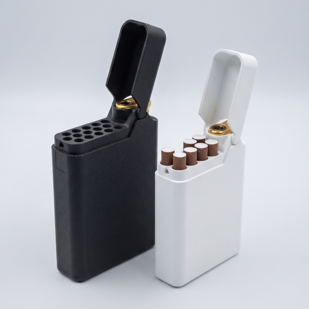 Cigarette Case with Lighter Slot
