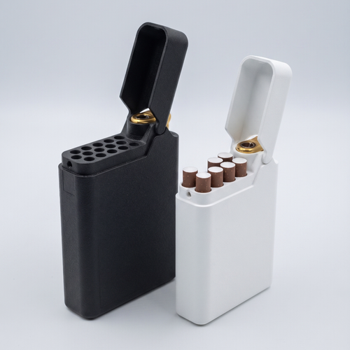 Cigarette Case with Lighter Slot