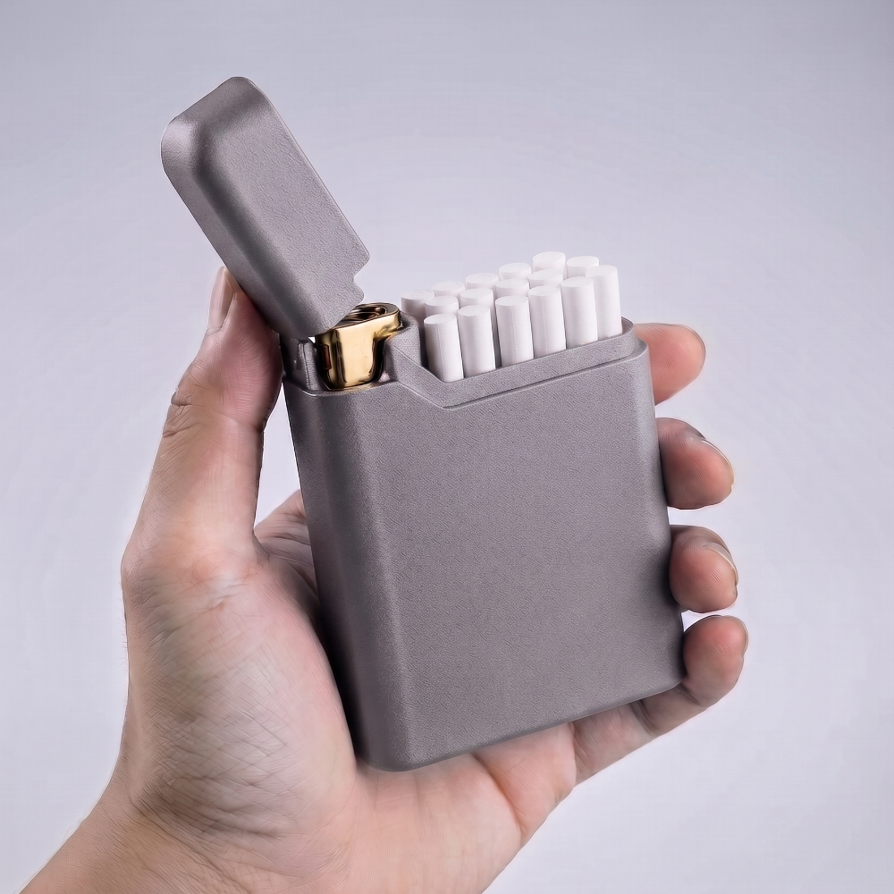 Grey Cigarette Case