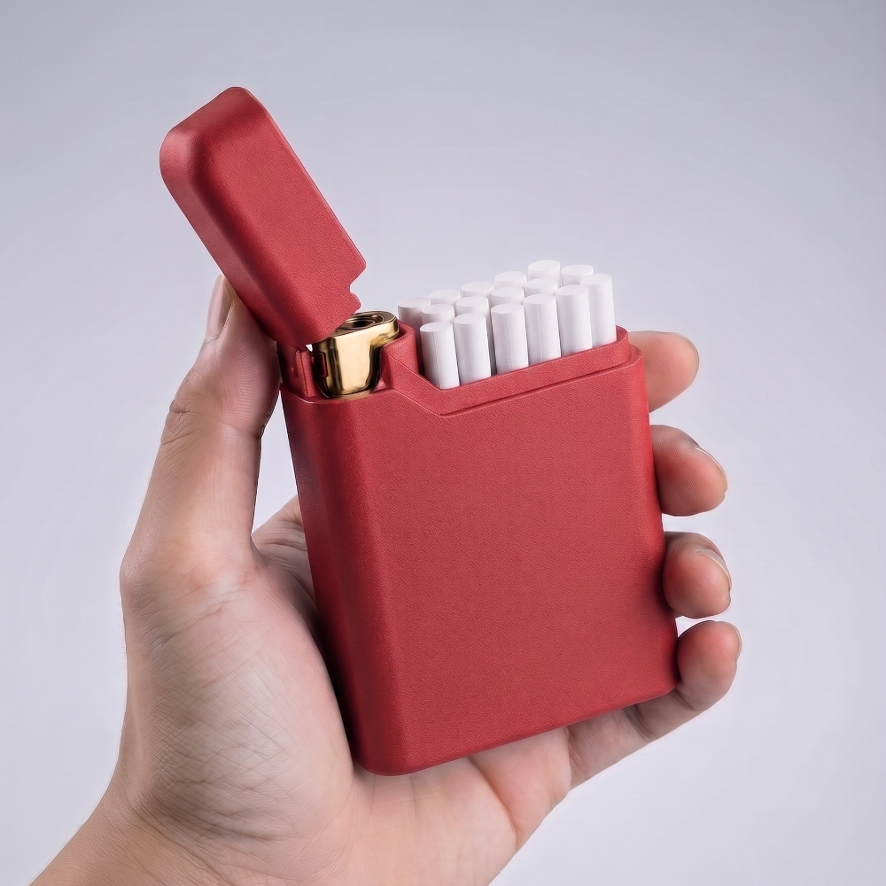Red Cigarette Case